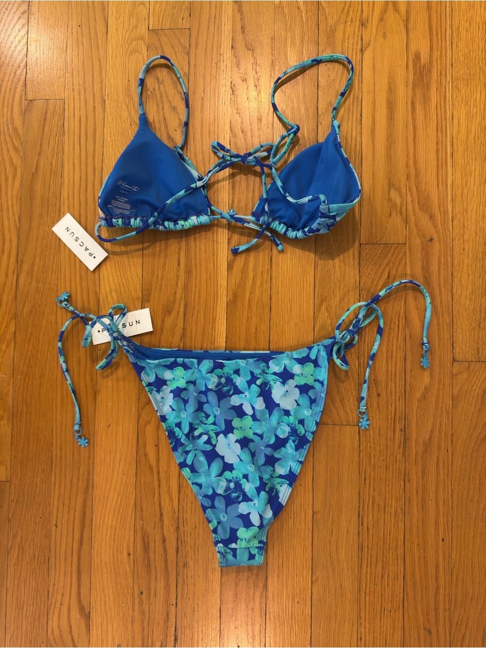 PacSun LA Hearts Floral Tie-Side Bikini - Picture 2 of 2